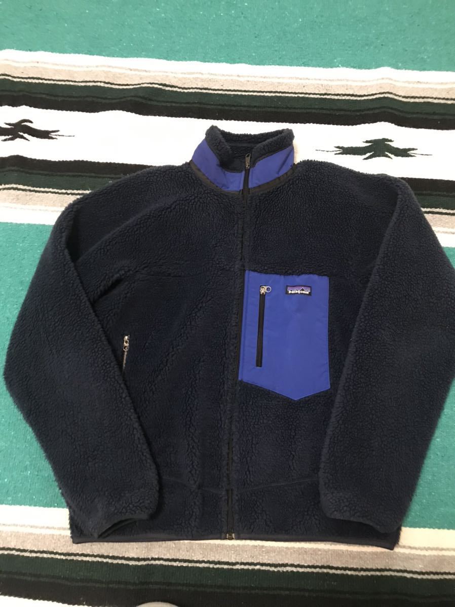 パタゴニアレトロX patagonia SP10 ネイビーxブルー Mサイズ www