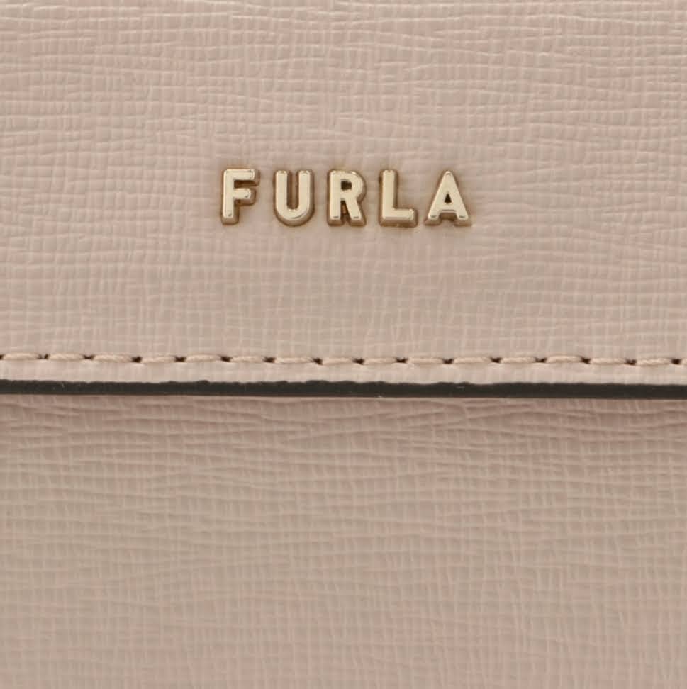 ■新品未使用【FURLA】3つ折財布、BABYLON、バビロン、BALLERINA、ベージュ、春財布