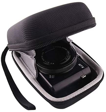 【送料無料】黑 Canon PowerShot G7X / SX620HS/SX720HS/SX730HS/SX740HS/G9 Xデジタルカメラ専用収納ケース-WERJIA .JP (黑)