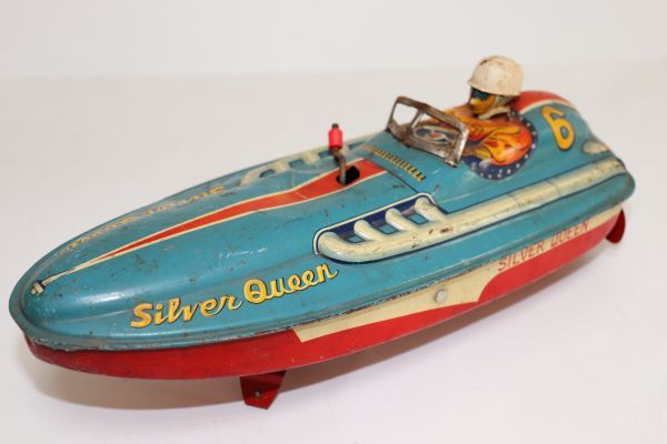 Yahoo!オークション - ブリキ 玩具 当時物 ヨネザワ 船 ボート