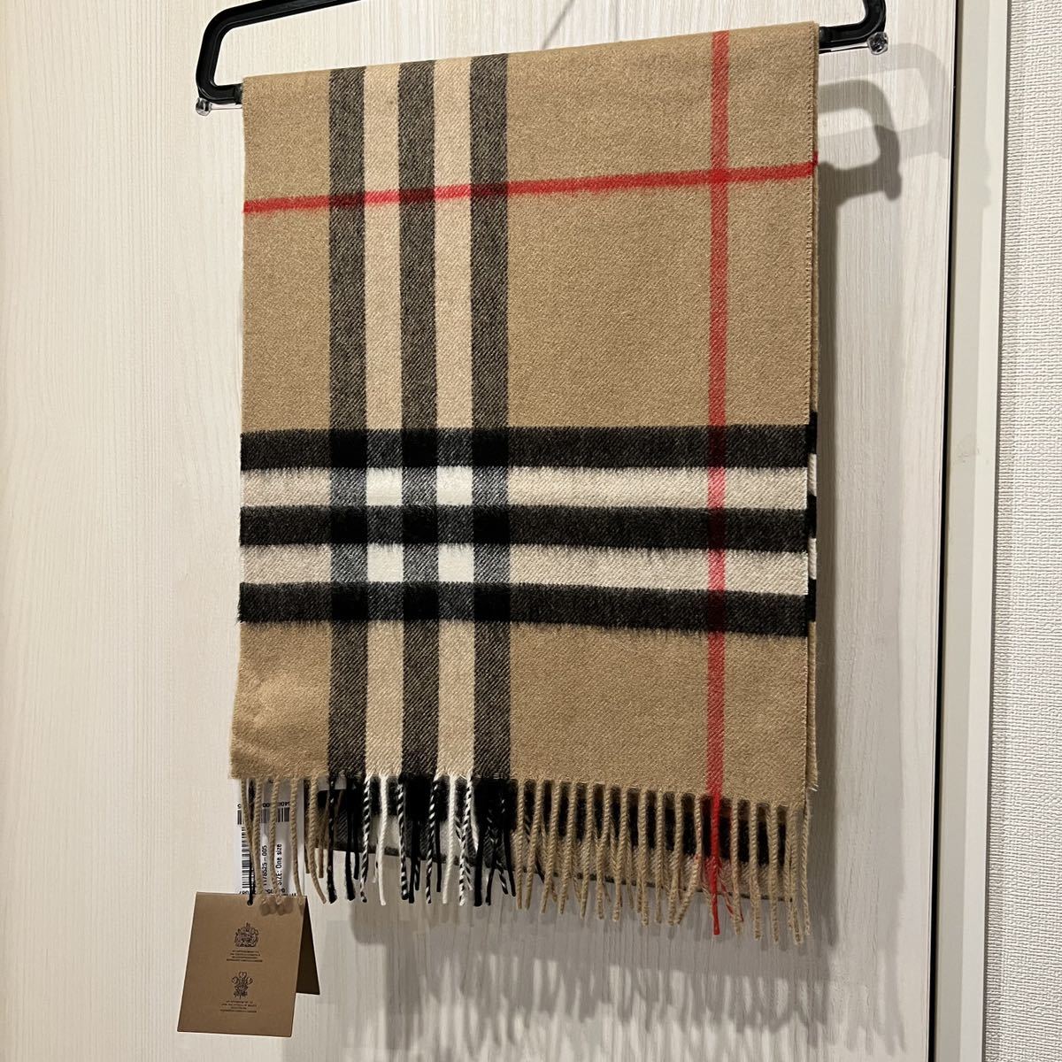 新品 burberry バーバリー カシミア スカーフ マフラー スコットランド