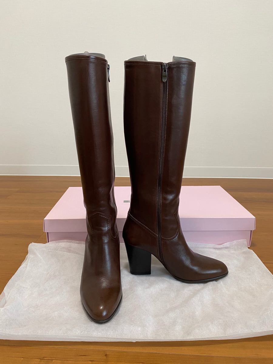 高評価のクリスマスプレゼント 【美品】ダイアナ ロングブーツ ダーク