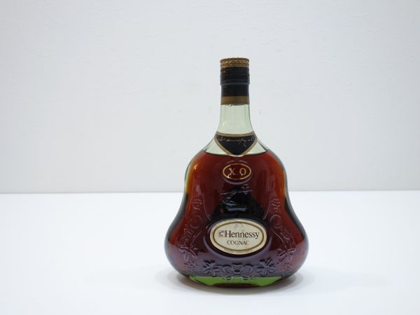 未開栓】Hennessy XO グリーンボトル 金キャップ コニャック 古酒