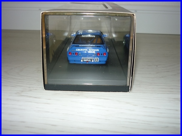 hpi-racing 1/43 Nissan Skyline GT-R Calsonic BNR32 1990 JTC #12 NISSAN SKYLINE CALSONIC 8085 * that time thing! rare thing!