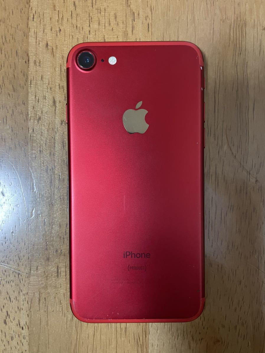 ヤフオク! - iPhone7 128GB レッド