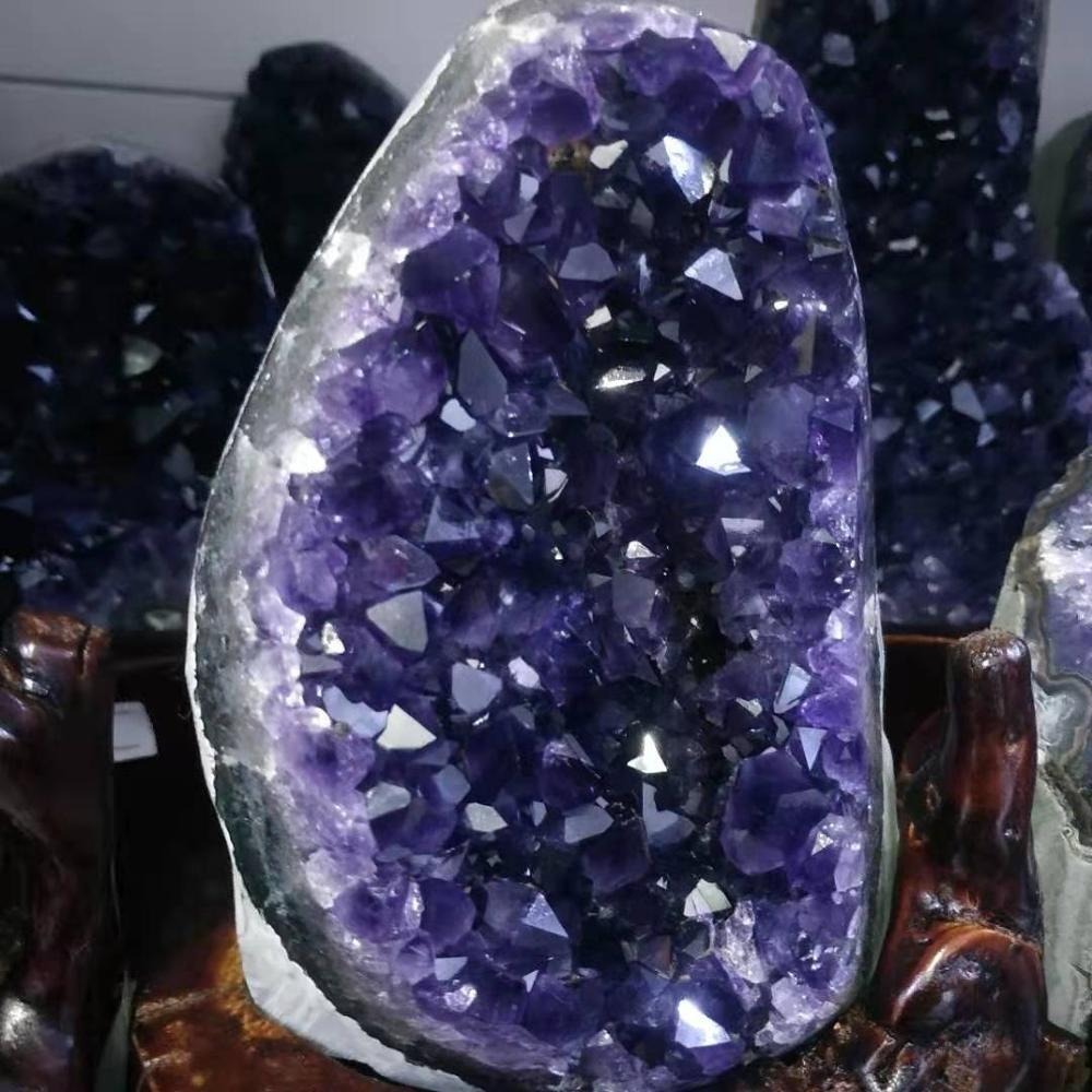 非常に高い品質 1.1キロ 天然ウルグアイアメジスト 天然紫水晶クラスター - 原石 - labelians.fr