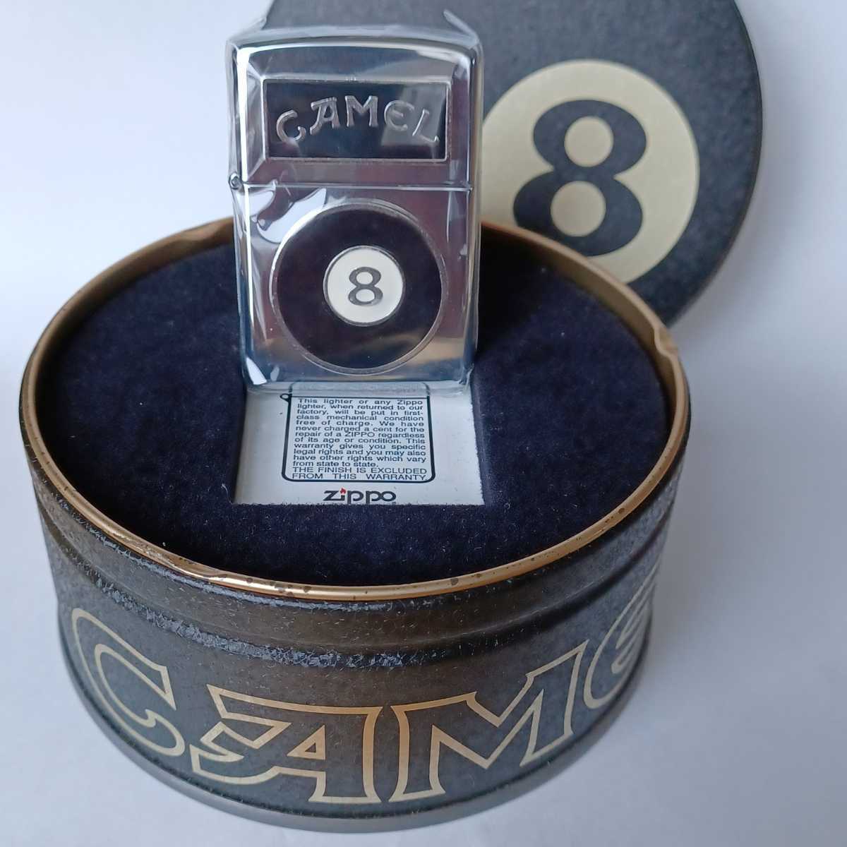 ZIPPO ジッポーライター キャメル8ボール CAMEL 新品 未使用 スチール