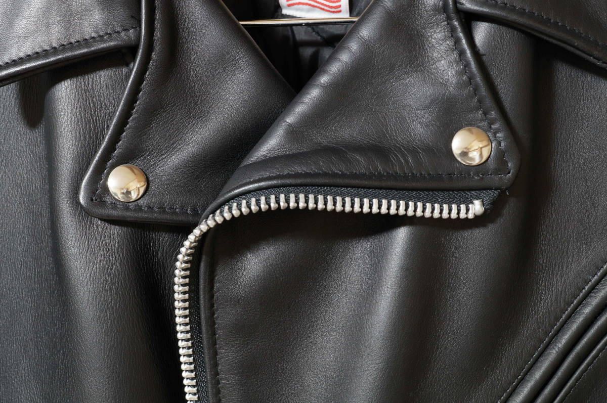 ☆美品☆【Schott】ショット ワンスター レザーダブルライダース 42
