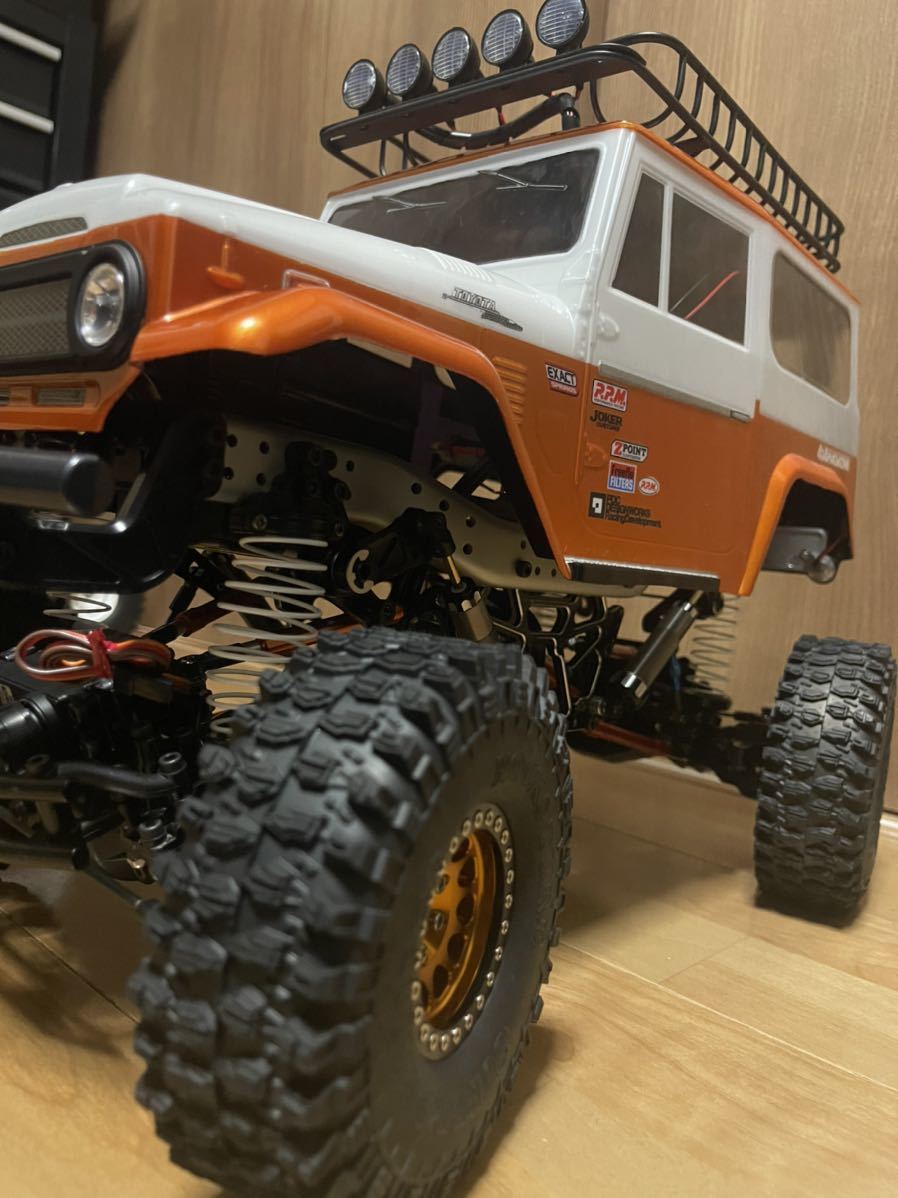 CR01 ランドクルーザー FJ40 アルミパーツ多数 ボディ未走行 ラック