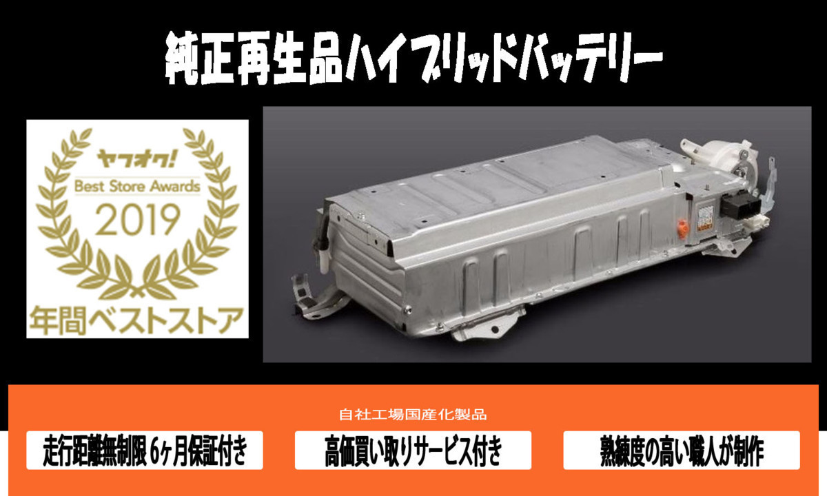 ☆6ヶ月保証付き!リビルト品! ZVW30 プリウス ハイブリッドバッテリー