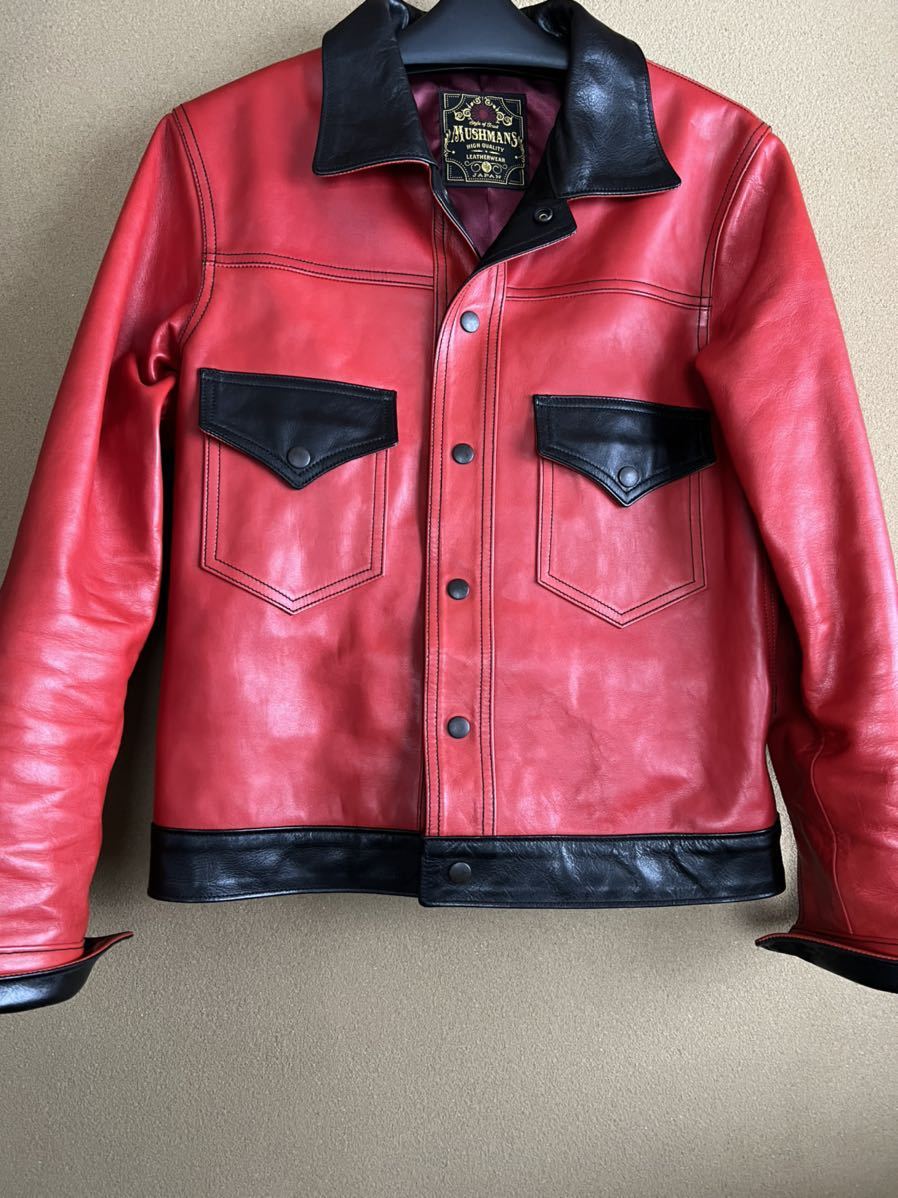 MUSHMANS Original Leather Shirts Jacket FRIVOLOUS/フリボラス レザージャケット マッシュマンズ セカンド