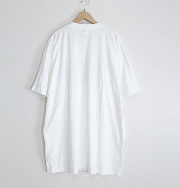 ☆未使用 VETEMENTS ◇オーバーサイズ ロゴプリント Tシャツ 白 XL