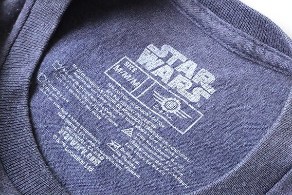 ● 80s スターウォーズ Tシャツ ネイビー Mサイズ ◆半袖 カットソー コミックプリント アメコミ ヴィンテージ レトロ STARWARS ◆ZX1の画像6