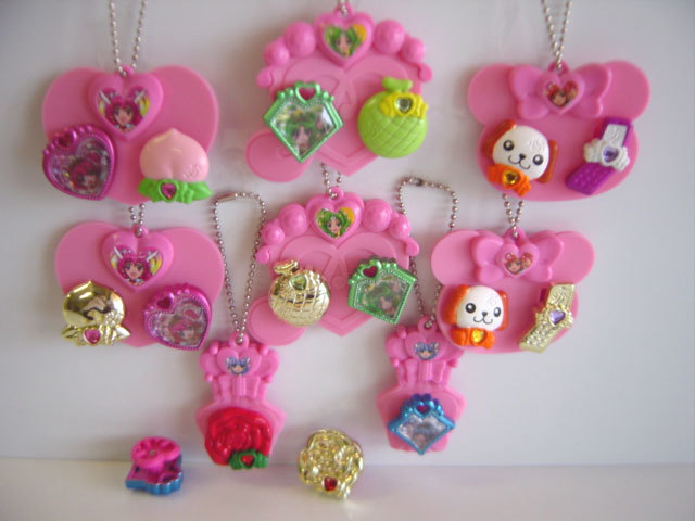 #Idj17LZ Precure kyua deco ru arrange charm set 2 all 16 kind *BANDAI Bandai *300 jpy =011864_c