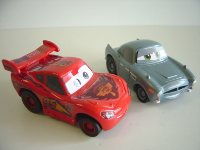 ♯Hva03GJカーズ2プルバックレーサーカー人気4種ディズニーCars2♂TAKARATOMYARTS♀300円〓010287_b_画像2