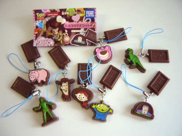 ♯ioa10AZトイストーリーショコラマスコット2フル全8種TOY STORY♂TAKARATOMYARTS♀100円〓011220_c_画像1