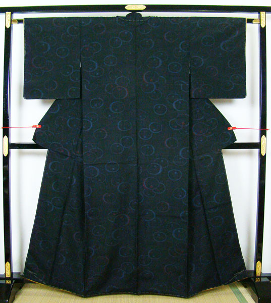 真綿紬 未使用 しつけ糸付き 手紡ぎ紬 身長１５８ｃｍ 正絹 6021
