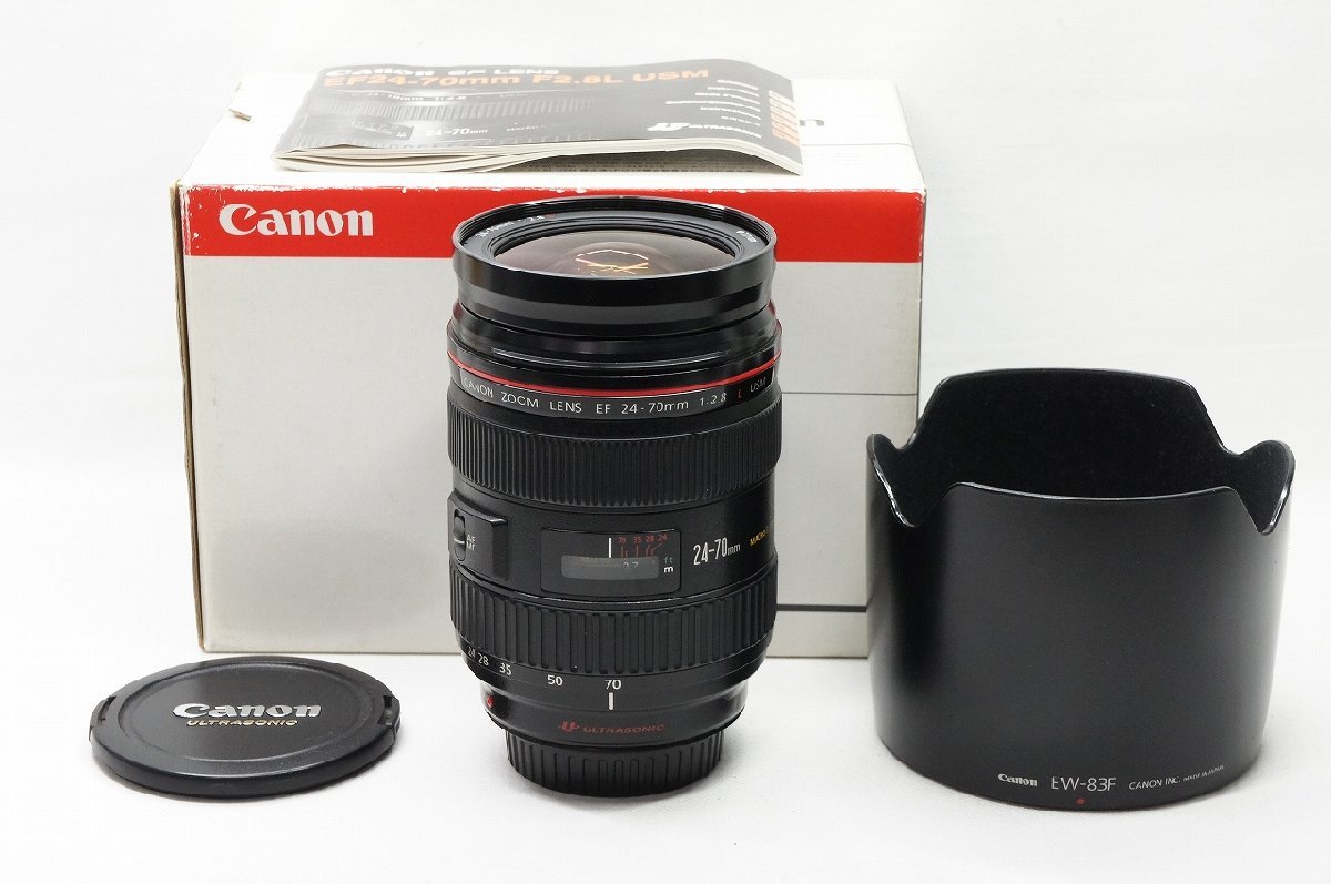 アルプスカメラ】ジャンク品 Canon キヤノン EF 24-70mm F2.8L USM