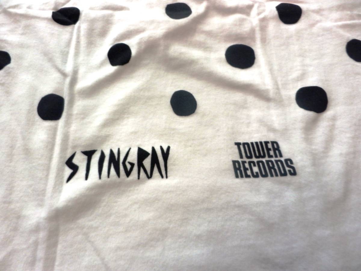 タワレコ TOWER RECORDS STINGRAY スティングレー コラボ 渋谷店 限定 前後 プリント Ｔシャツ M サイズ 正規品_画像3