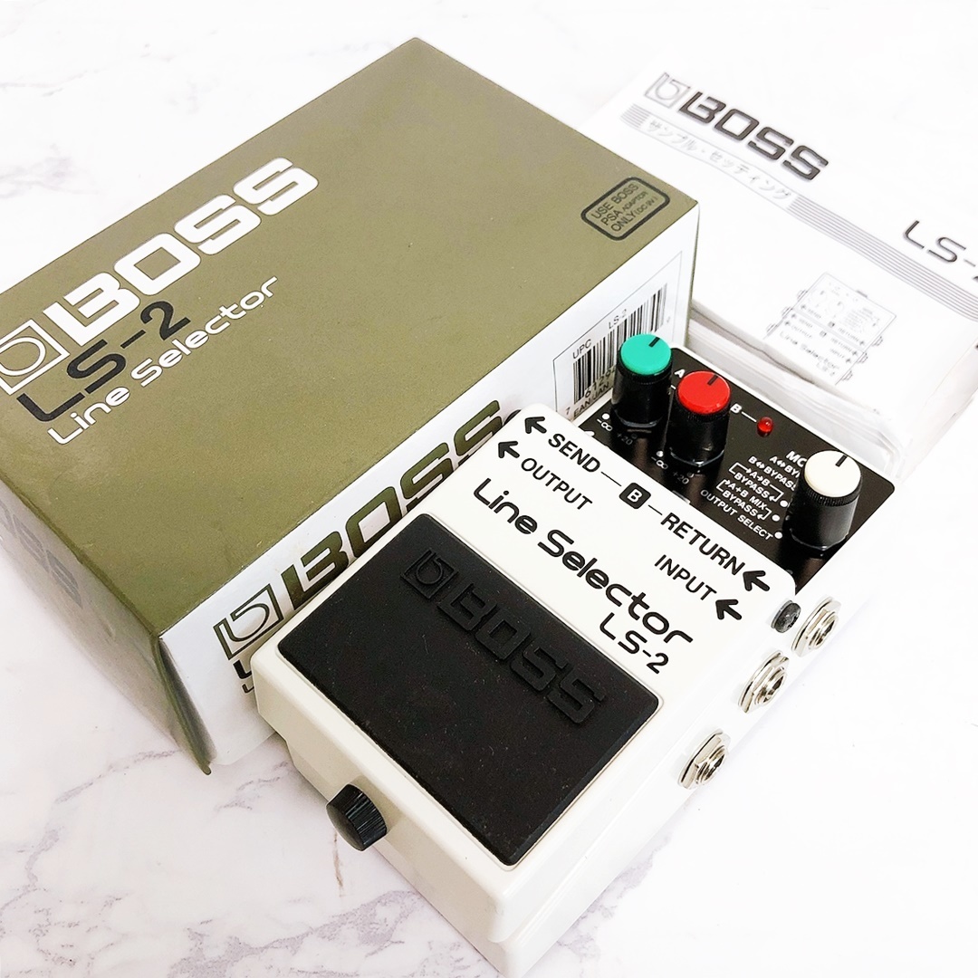 ヤフオク! - 美品 ほぼ未使用 BOSS LS-2 ラインセレクター 取...