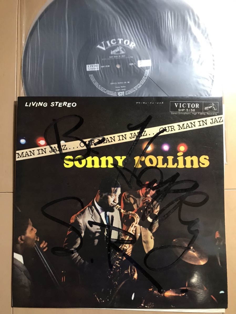 直筆サイン ソニー ロリンズ SONNY ROLLINS_画像1