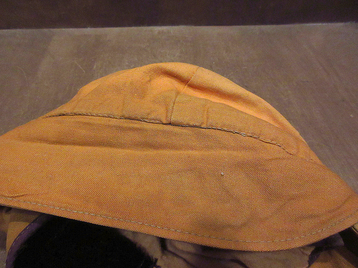  Vintage -70*s* ear present . attaching Duck hunting cap *220204s5-m-cp-ot 1960s1970s men's hat outdoor hat cotton 