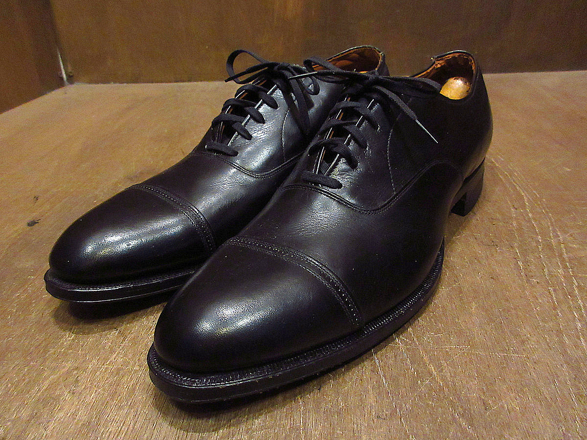 ビンテージ40’s●DEADSTOCK Leverenz内羽式ストレートチップシューズsize 9●211007k2-m-dshs-27cm ビジネスシューズキャップトゥ_画像1