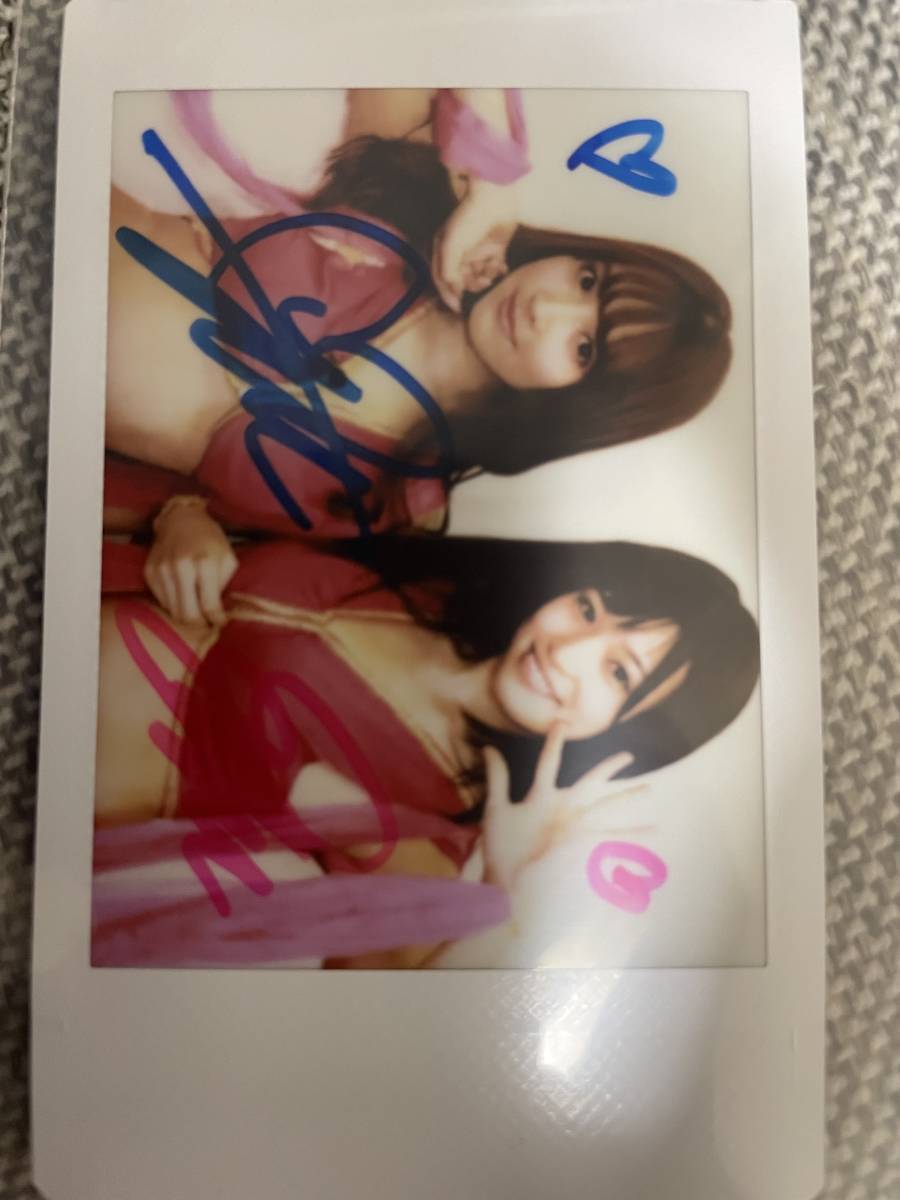 海外ブランド 高橋しょう子 サイン 2 tシャツ 白 チェキ - アイドル
