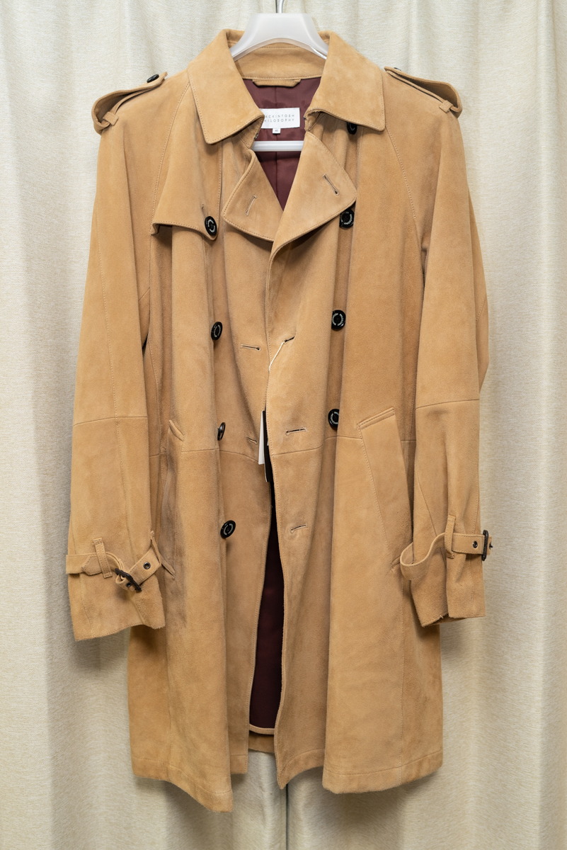 ★新品★ MACKINTOSH PHILOSOPHY レザートレンチコート　40 ★