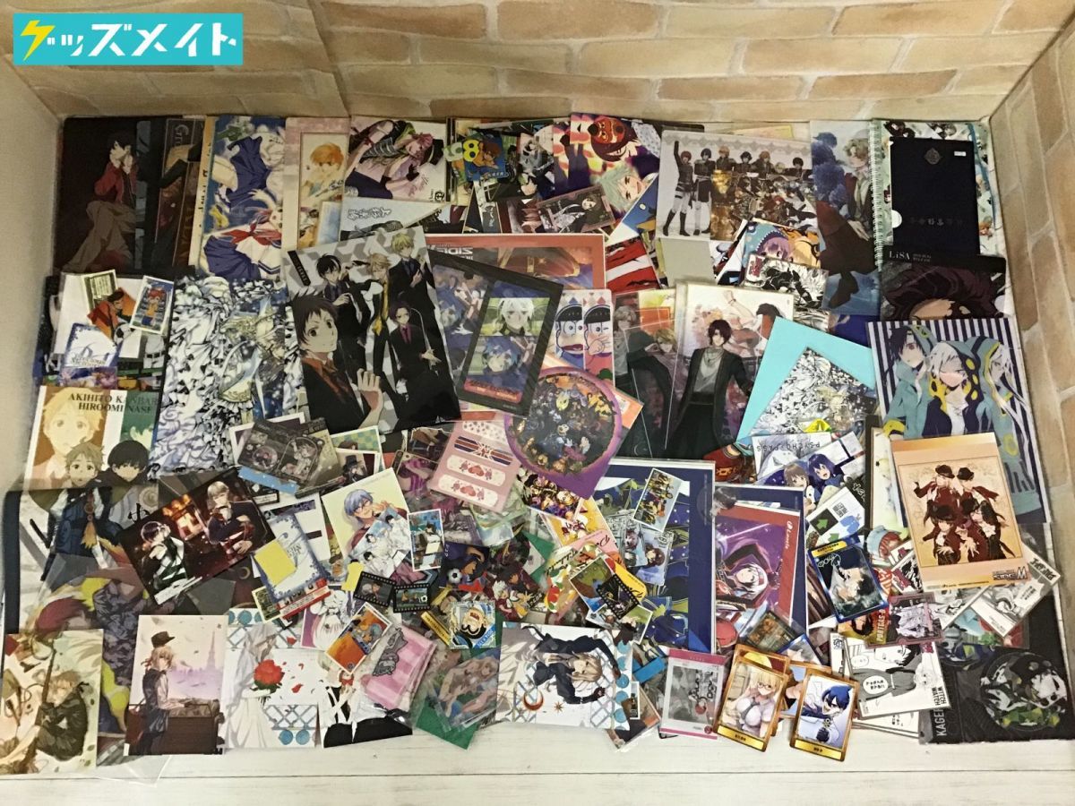 現状】 アニメグッズ 紙系 まとめ売り 鬼滅の刃、イナズマイレブン