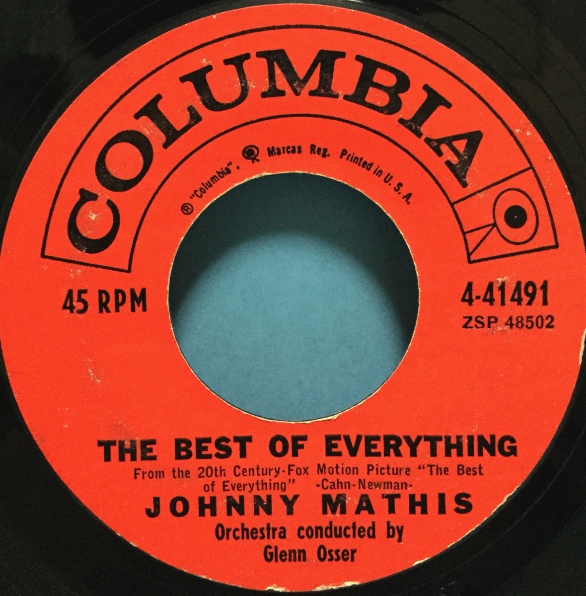 EP 洋楽 Johnny Mathis / The Best Of Everything 米盤_画像2