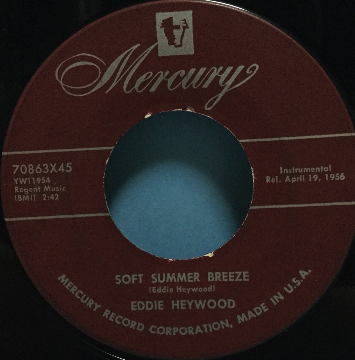 EP JAZZ Eddie Heywood / Soft Summer Breeze 米盤_画像2