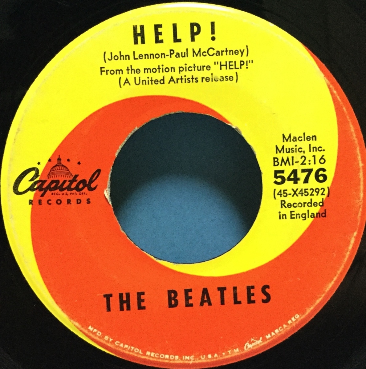 EP 洋楽 The Beatles / Help 米盤_画像2