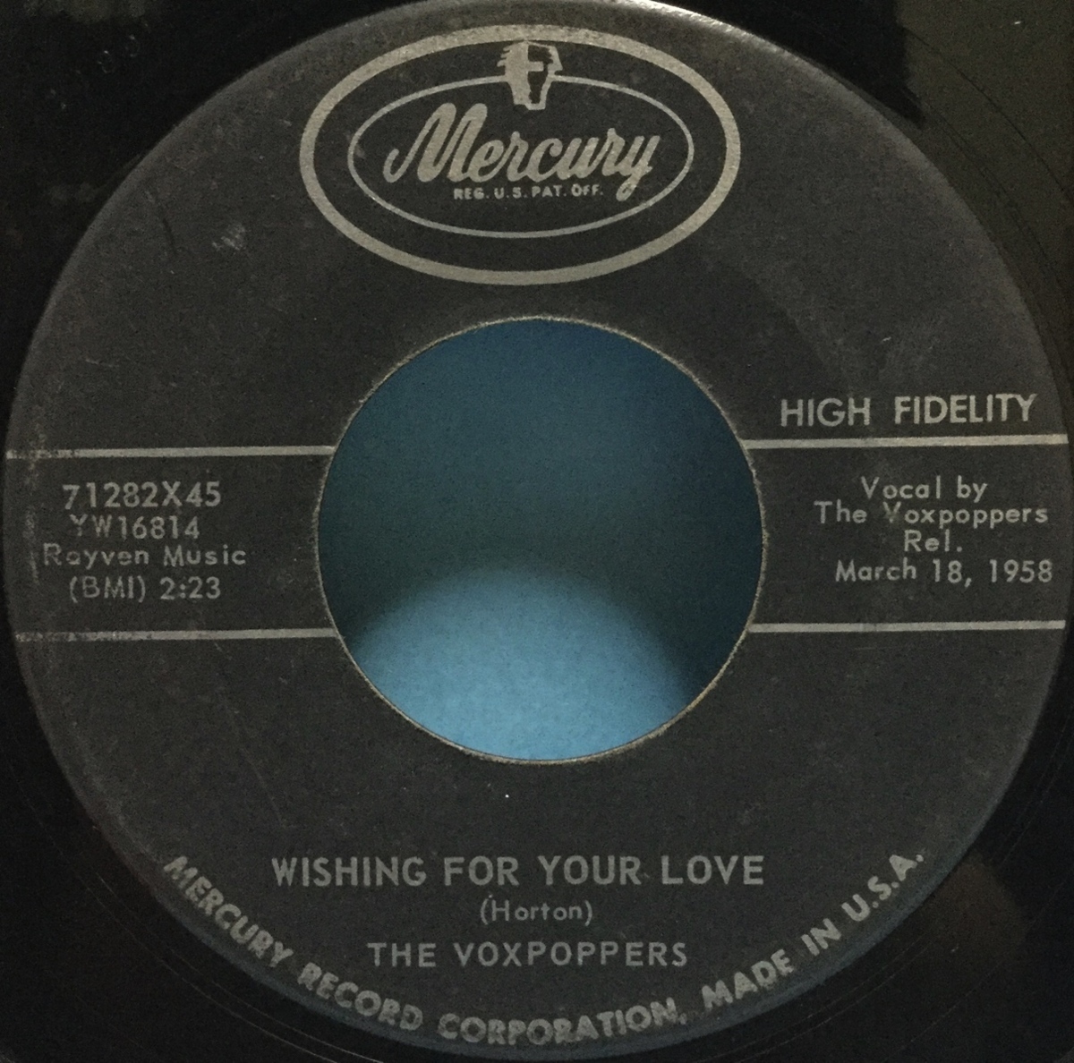 EP 洋楽 The Voxpoppers / Wishing For Your Love 米盤_画像3