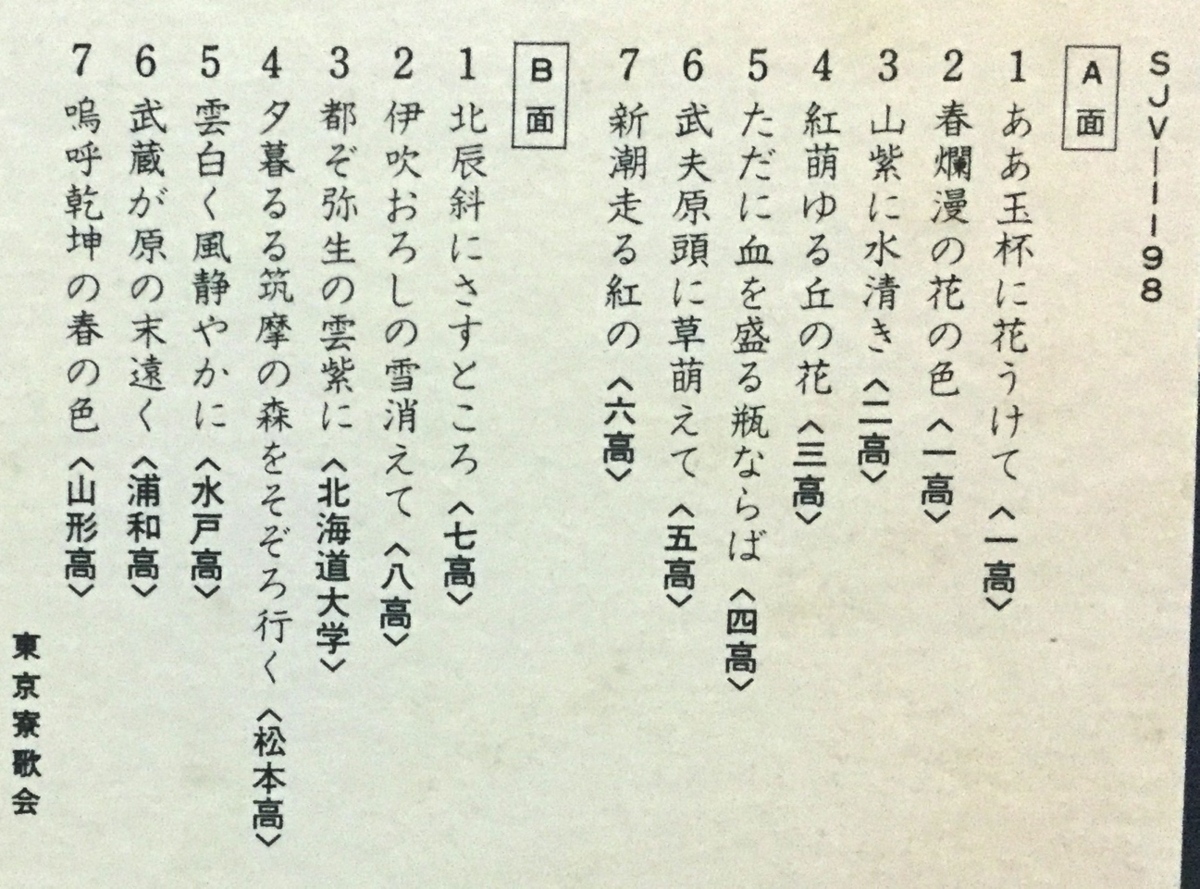 LP その他 豪華盤 熱血の寮歌・応援歌_画像3