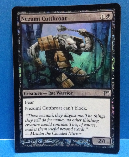 MTG Nezumi Cutthroat 鼠の殺し屋 英 Foil_画像1