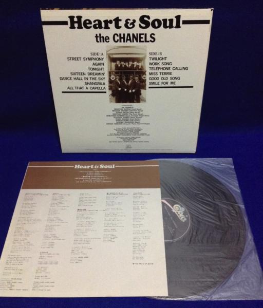 LP 邦楽 THE CHANELS / Heart & Soul b_画像2