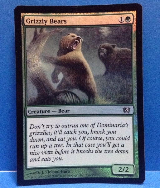 MTG Grizzly Bears 灰色熊 英 Foil_画像1