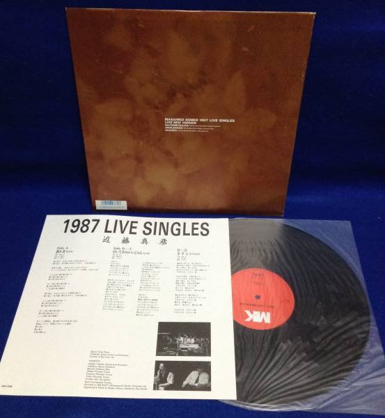 LP 邦楽 近藤真彦 / 1987 Live Singles_画像2