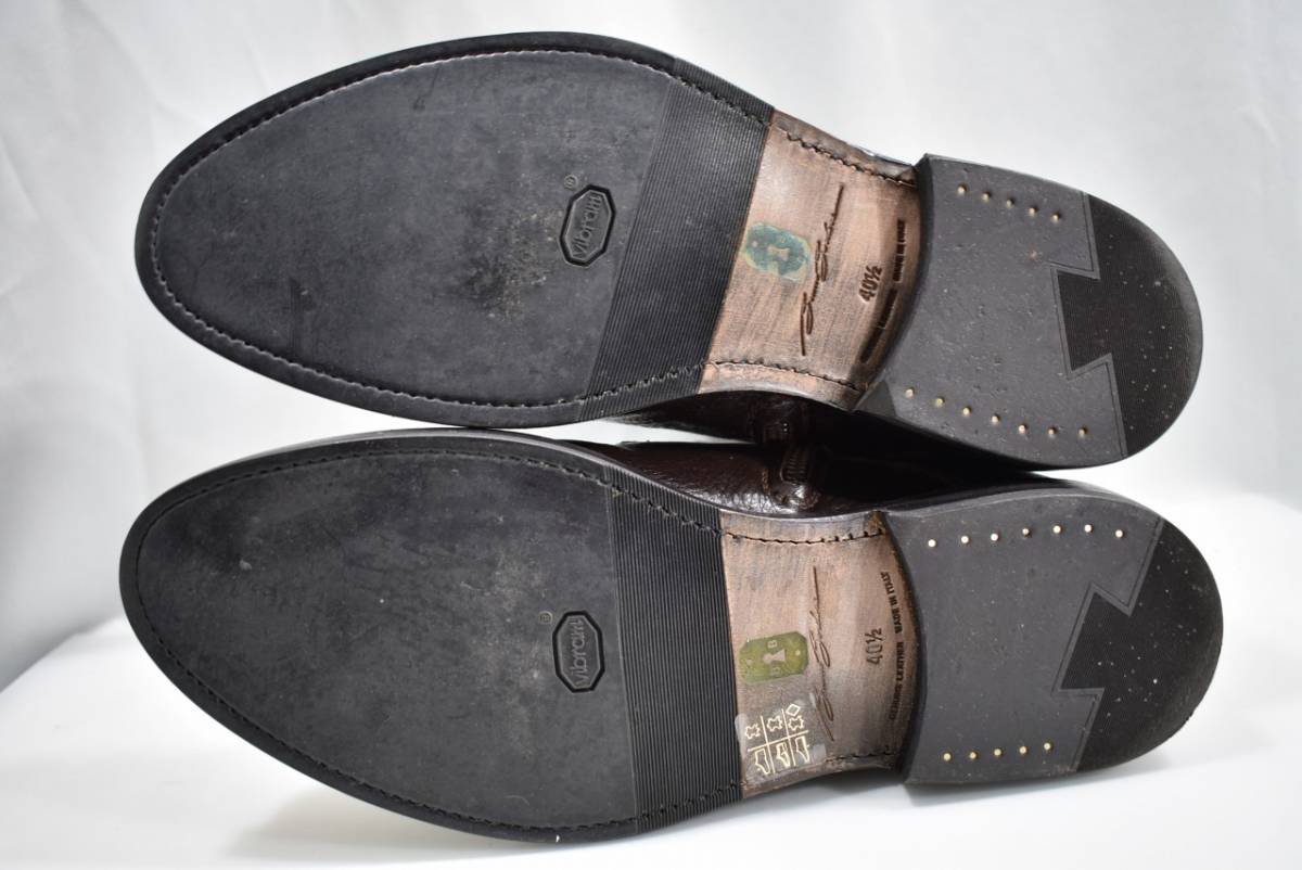 ブルーノボルデーゼ BRUNO BORDESE 本革 ブーツ 27.5㎝ 買いネット