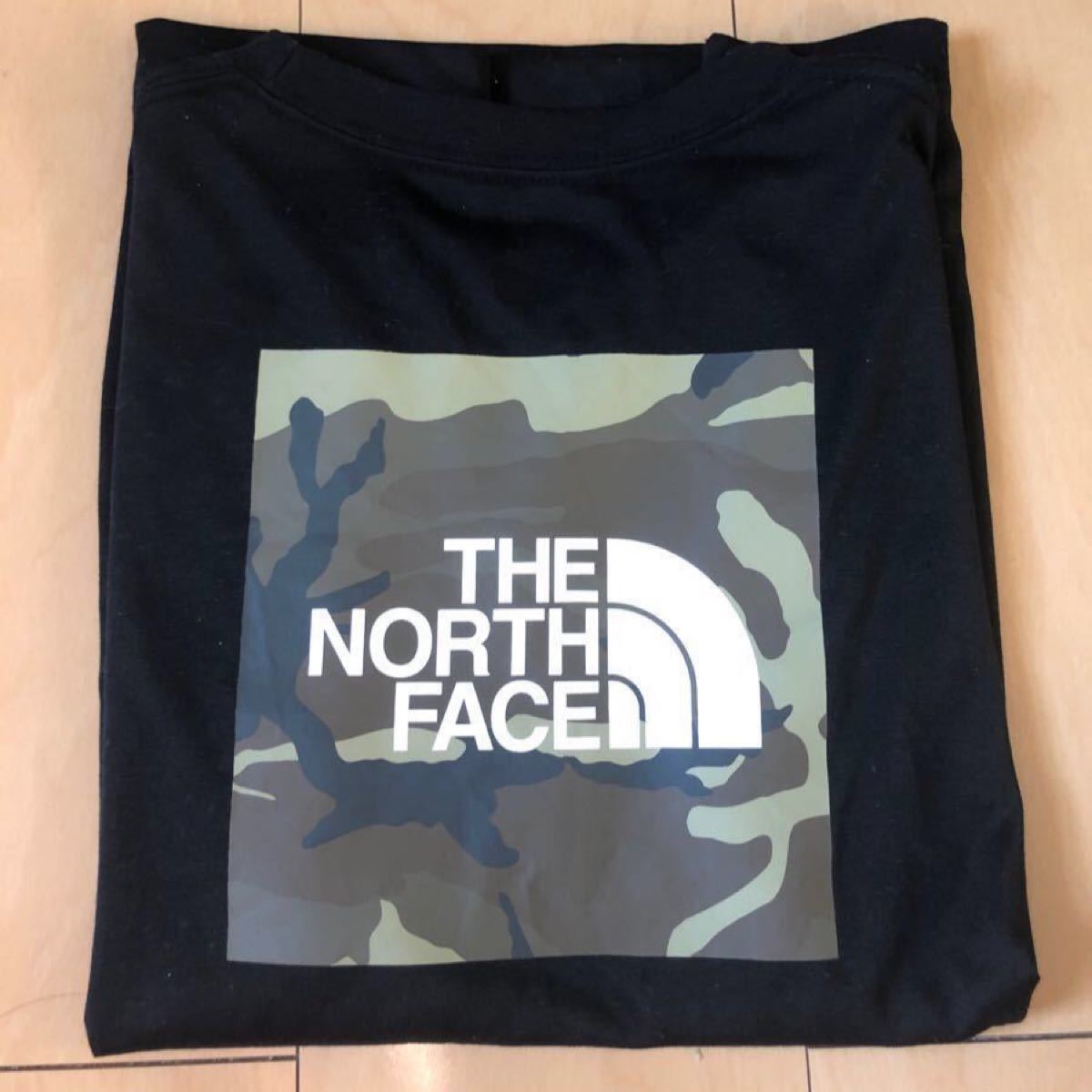 (値下げ) 新品！ザノースフェイス THE NORTH FACE ノースフェイスTシャツ　黒　メンズSサイズ