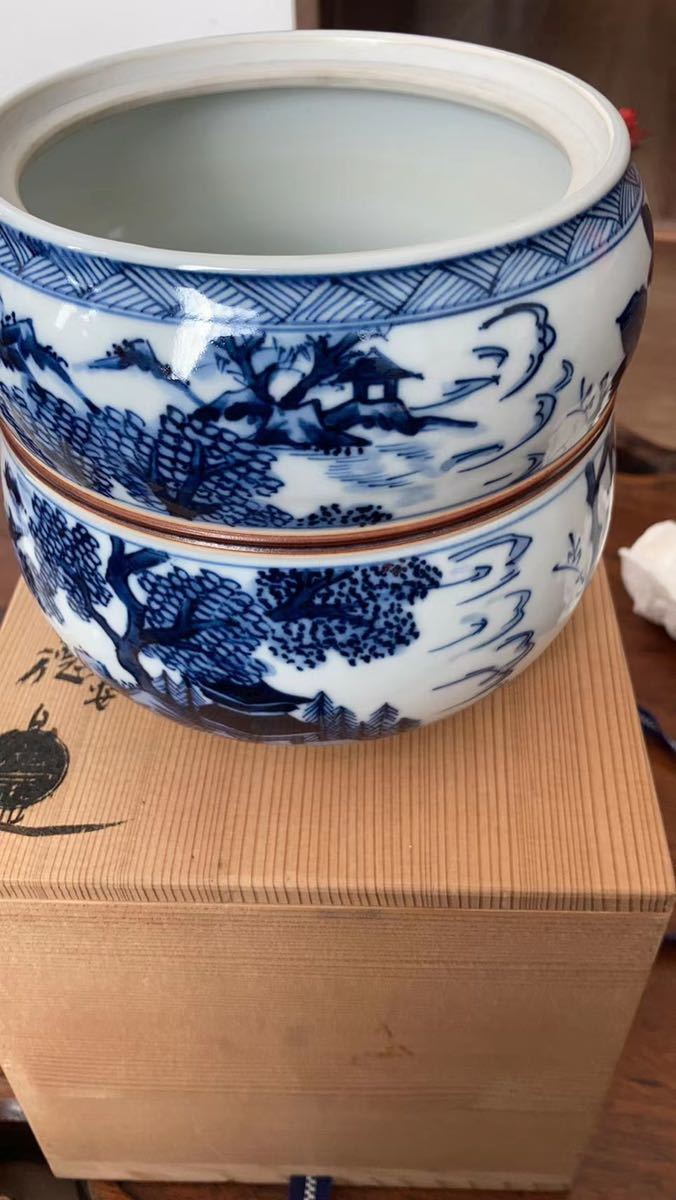 新品即決 由水常雄作 「流水紋水指 碧潭」 - 工芸品 - www.indiashopps.com