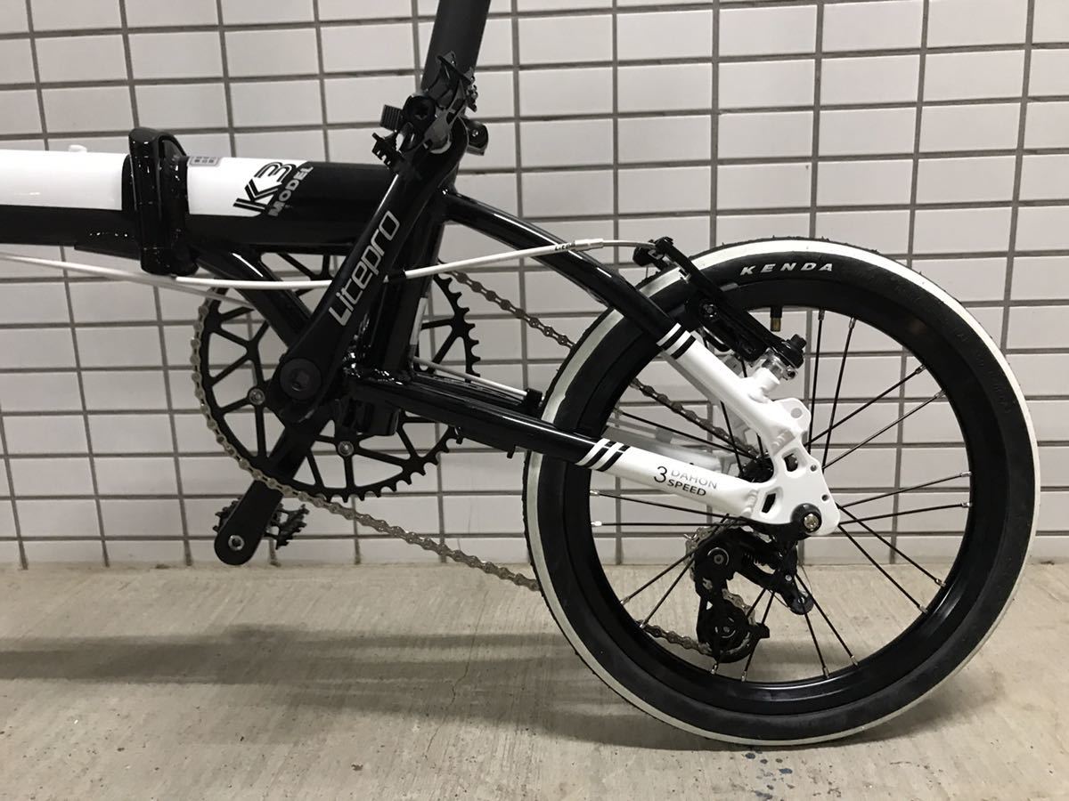 1円~ DAHON ダホン K3 カスタム 16インチ 5速仕様 7.6KG 1円~ DAHON ダホン K3 カスタム 16インチ 5速仕様 7.6KG