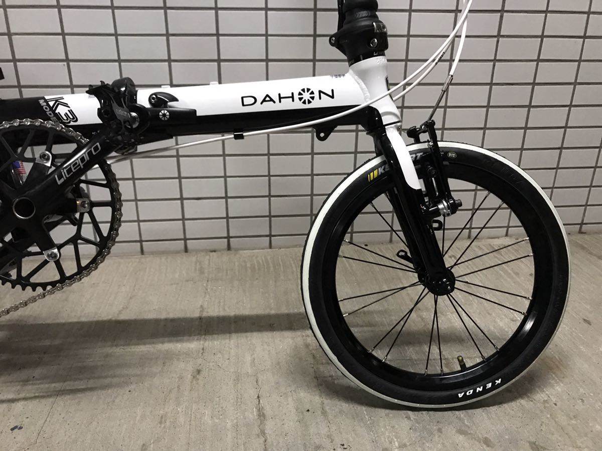 1円~ DAHON ダホン K3 カスタム 16インチ 5速仕様 7.6KG 1円~ DAHON ダホン K3 カスタム 16インチ 5速仕様 7.6KG
