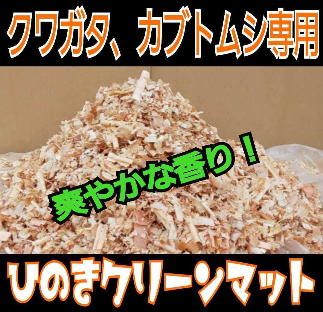 クワガタ、カブトムシ成虫管理にどうぞ！爽やかな香りの針葉樹クリーンマット☆ケース内が明るくなり生体が目立つ！ダニ、コバエも湧かない_画像1