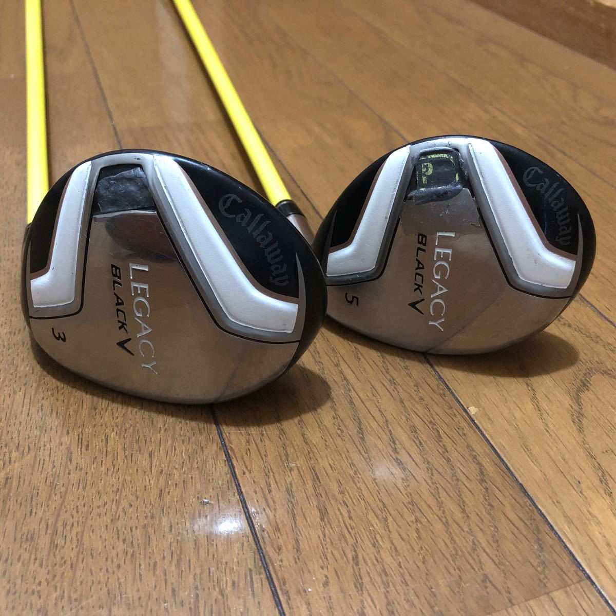 全ての キャロウェイ レガシーブラック フェアウェイウッド 3w 5w 大型割引キャンペーン 【名機】レガシーブラック アイアン、フェアウェイウッド、フォージドウエッジセット クラブ
