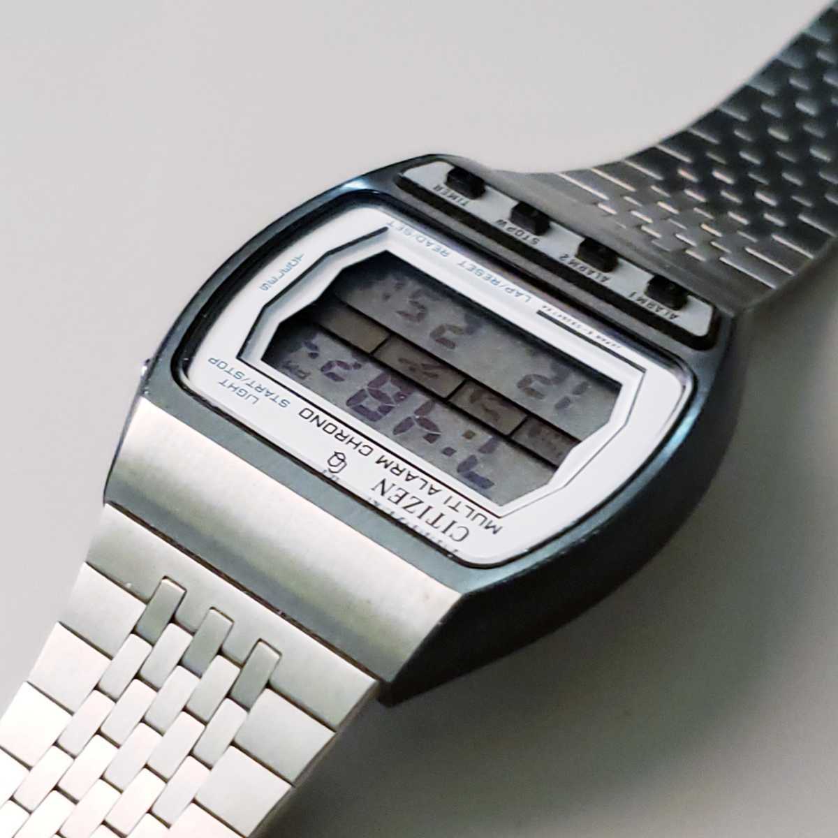 時計店保管品 CITIZEN シチズン マルチアラーム DC 4-099079 時計店保管品 CITIZEN シチズン マルチアラーム DC 4-099079