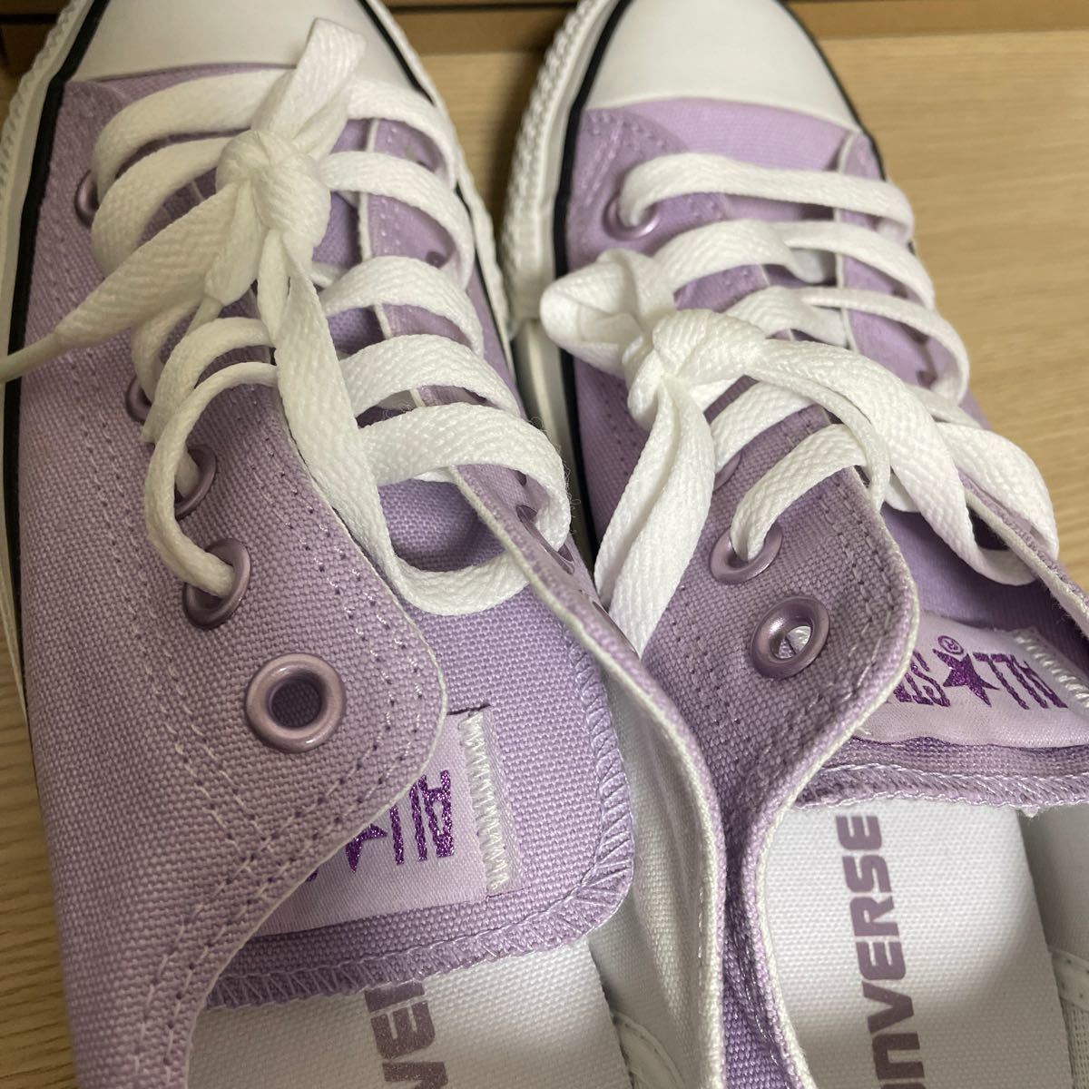 新品)コンバース スニーカー CONVERSE 23 5 薄紫|PayPayフリマ