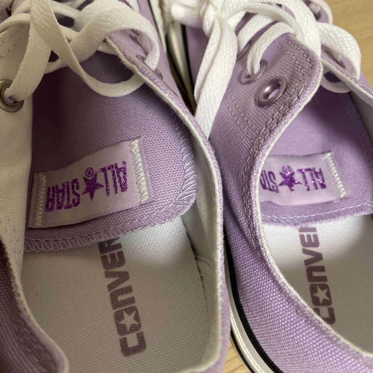 新品)コンバース スニーカー CONVERSE 23 5 薄紫|PayPayフリマ
