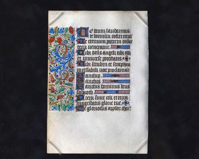 ヤフオク! - 15世紀 フランス 装飾写本 時祷書 羊皮紙